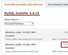 Установка MySQL на Windows (4) Установка и настройка mysql server